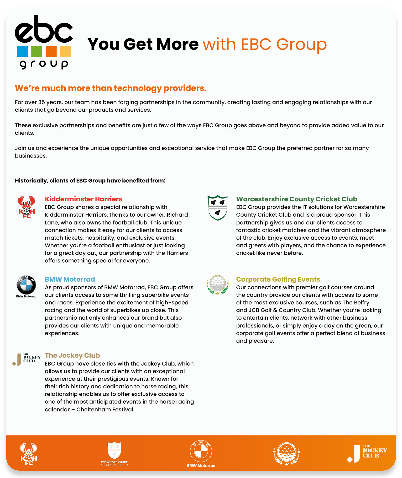 You Get More with EBC Group