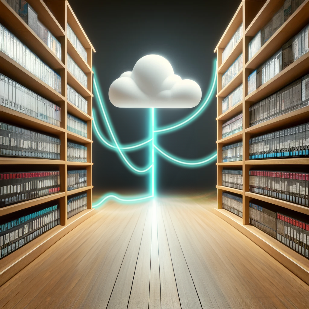 vhs library to cloud copy